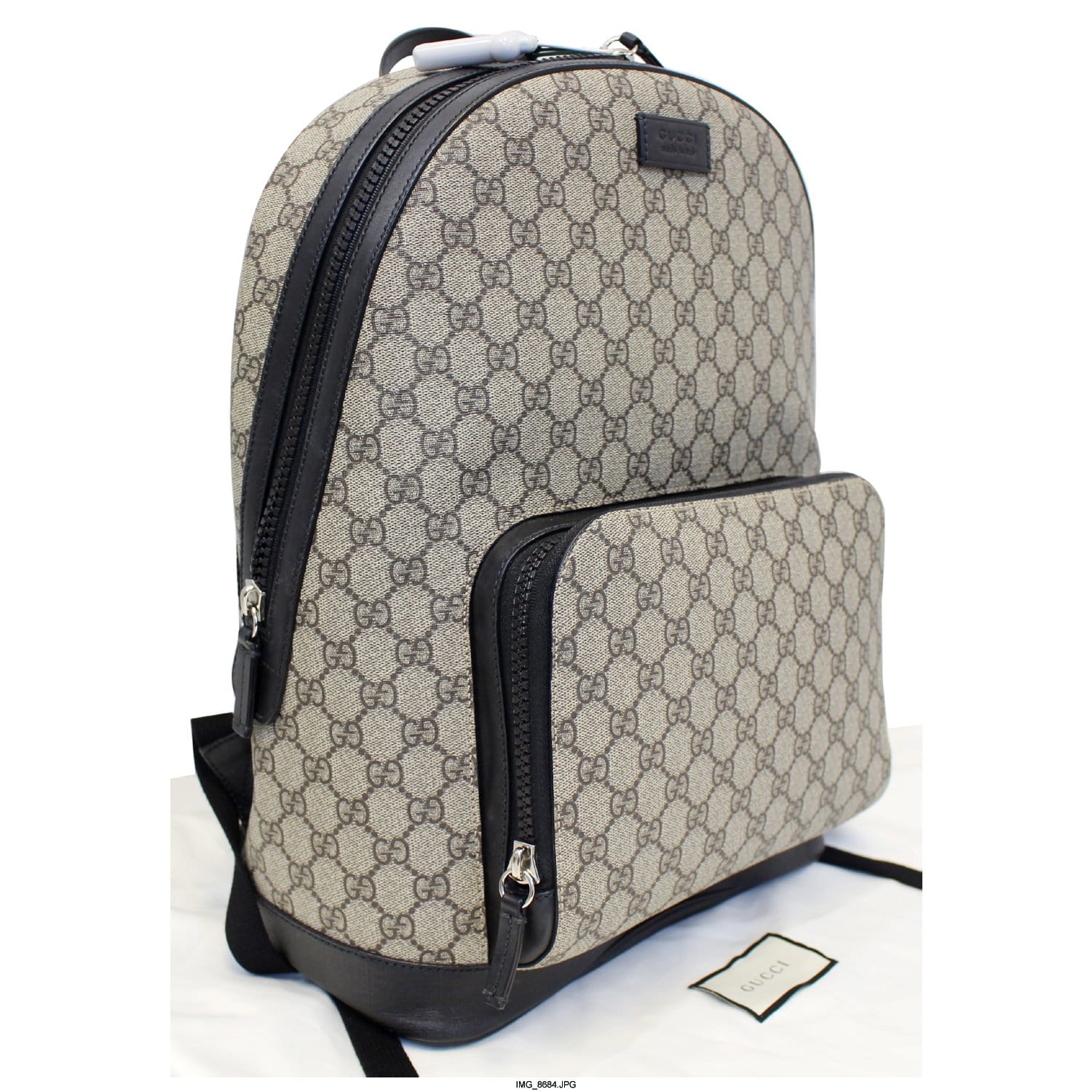 GUCCI Gucci Monogram Supreme Backpack Bag 406370