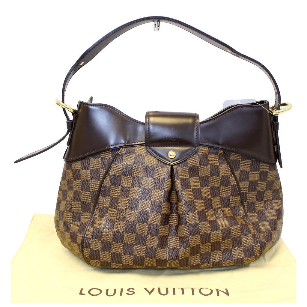 LOUIS VUITTON Damier Ebene Sistina MM Shoulder Bag