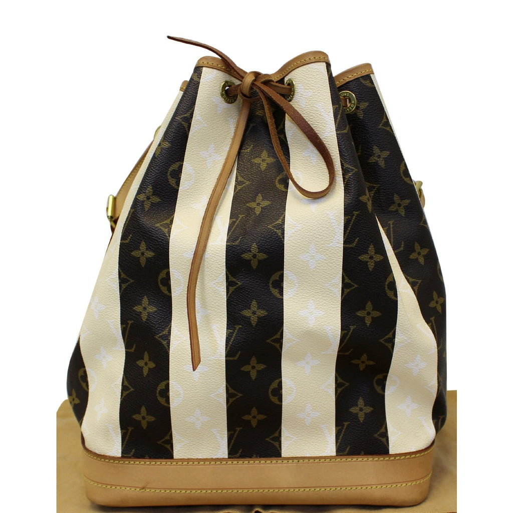 LOUIS VUITTON Noe Large Monogram Rayure Shoulder Bag