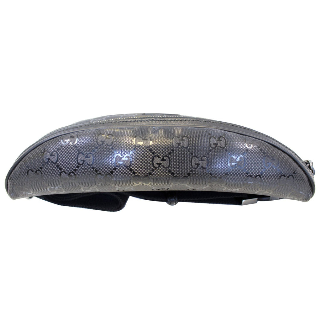GUCCI Gucci Imprime Monogram Waist Bum Bag Black 233269