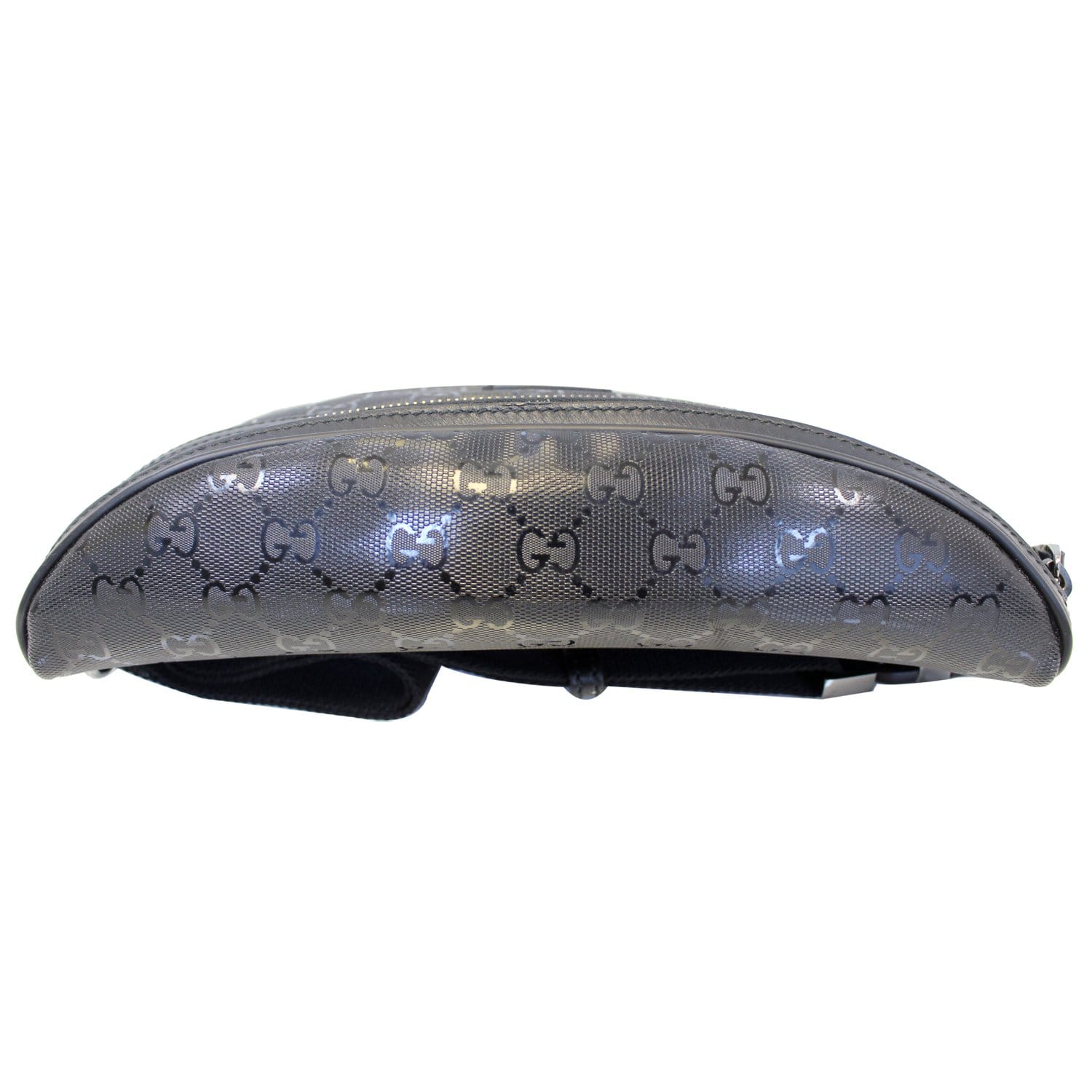 GUCCI Gucci Imprime Monogram Waist Bum Bag Black 233269