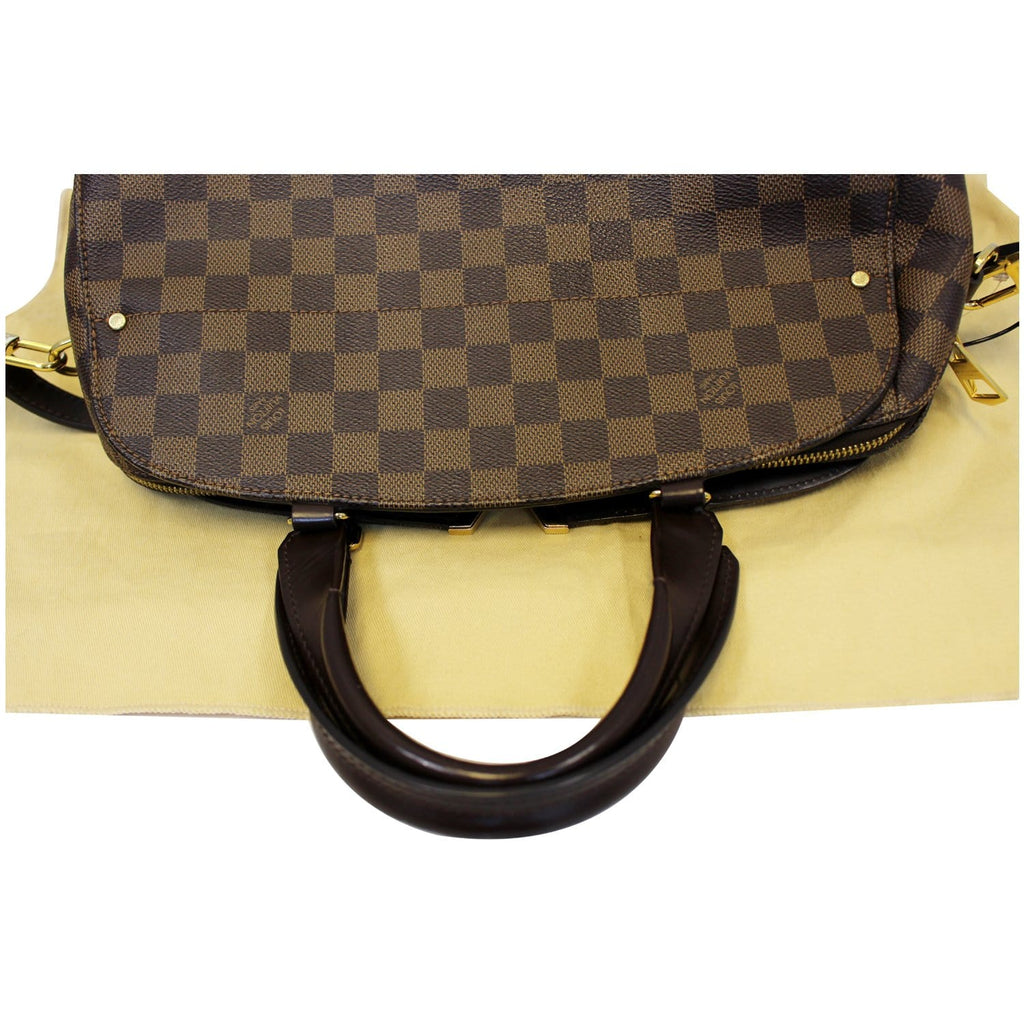 LOUIS VUITTON Kensington Bowling Damier Ebene Shoulder Handbag