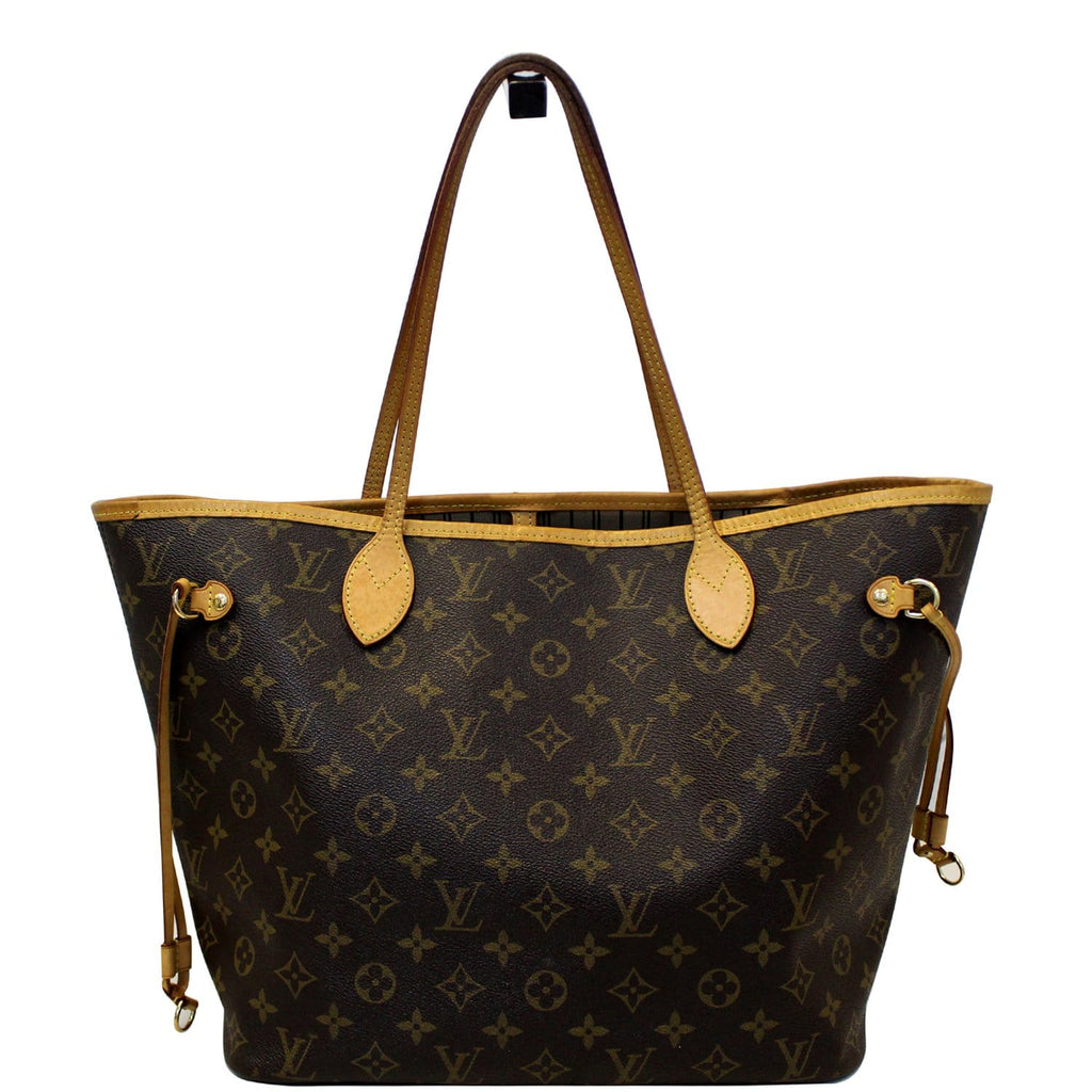 LOUIS VUITTON Monogram Canvas Neverfull MM Brown Tote Bag