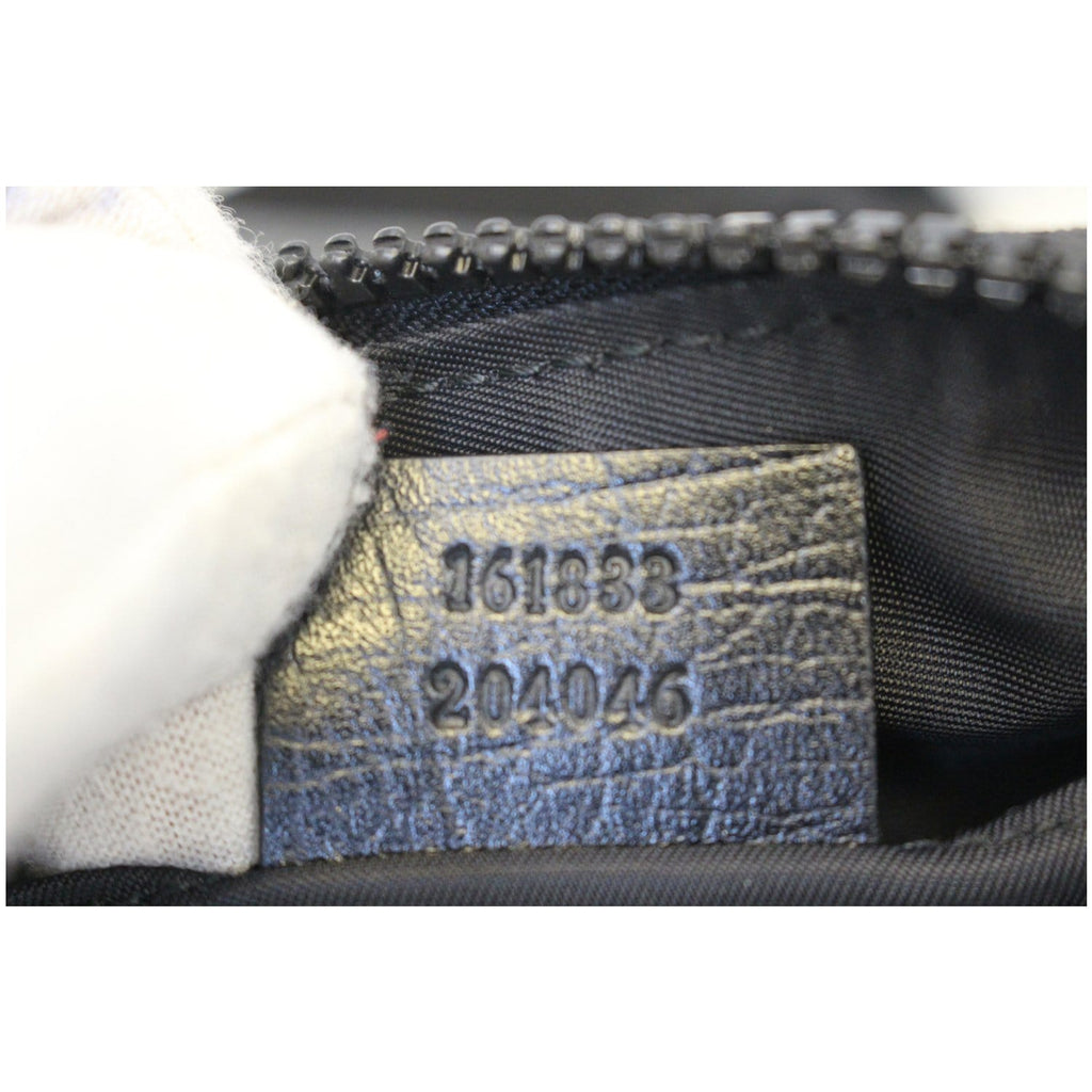 GUCCI Gucci Supreme Monogram Waist Bum Bag Black 161833