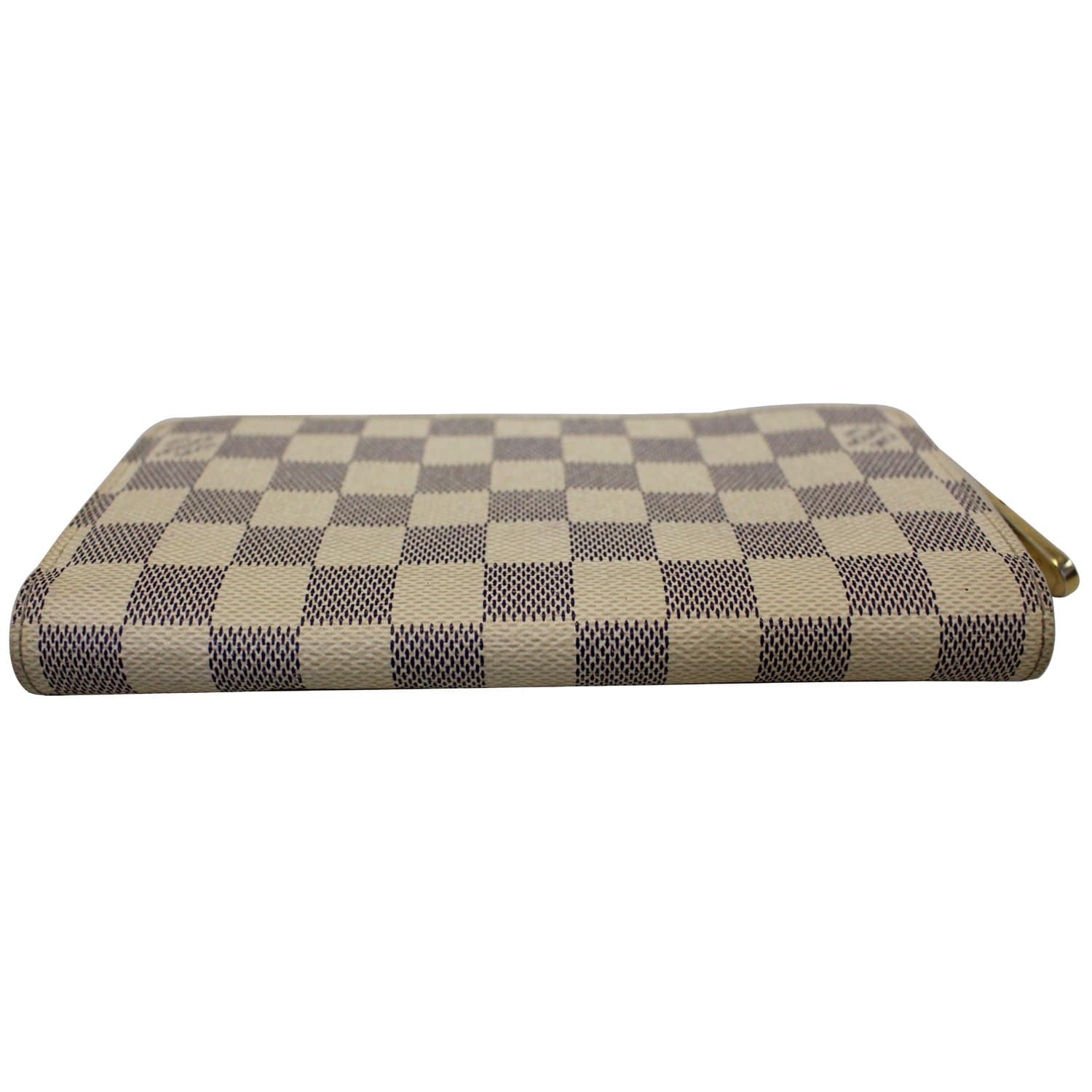 LOUIS VUITTON Damier Azur Zippy Zip Around Long Wallet