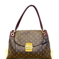 LOUIS VUITTON Olympe Monogram Canvas Satchel Shoulder Bag