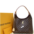 LOUIS VUITTON Flower Hobo Monogram Canvas Shoulder Bag