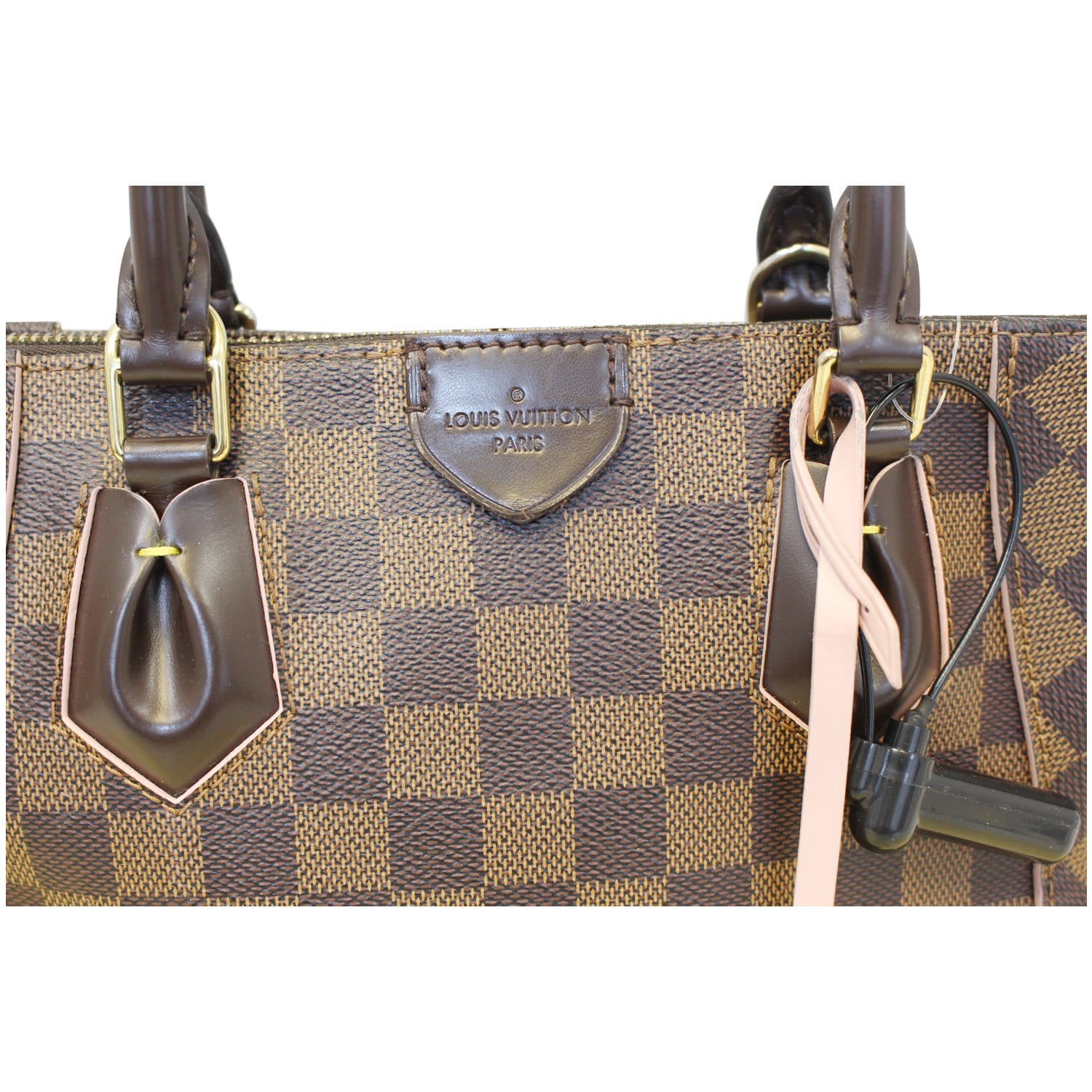 LOUIS VUITTON Caissa PM Damier Ebene Tote Shoulder Bag