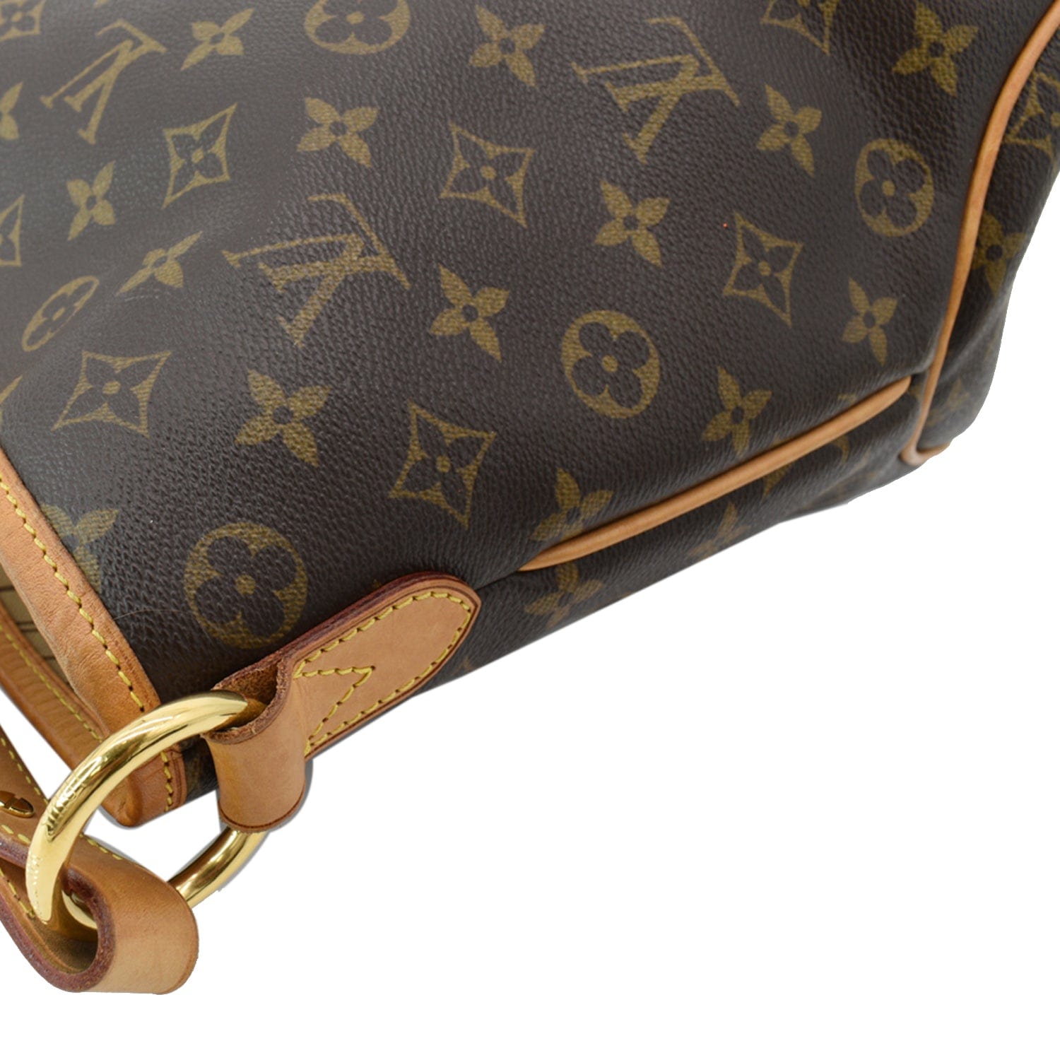 LOUIS VUITTON Delightful PM Monogram Canvas Shoulder Bag Brown