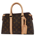 LOUIS VUITTON Soufflot BB Monogram Canvas Shoulder Crossbody Bag Brown