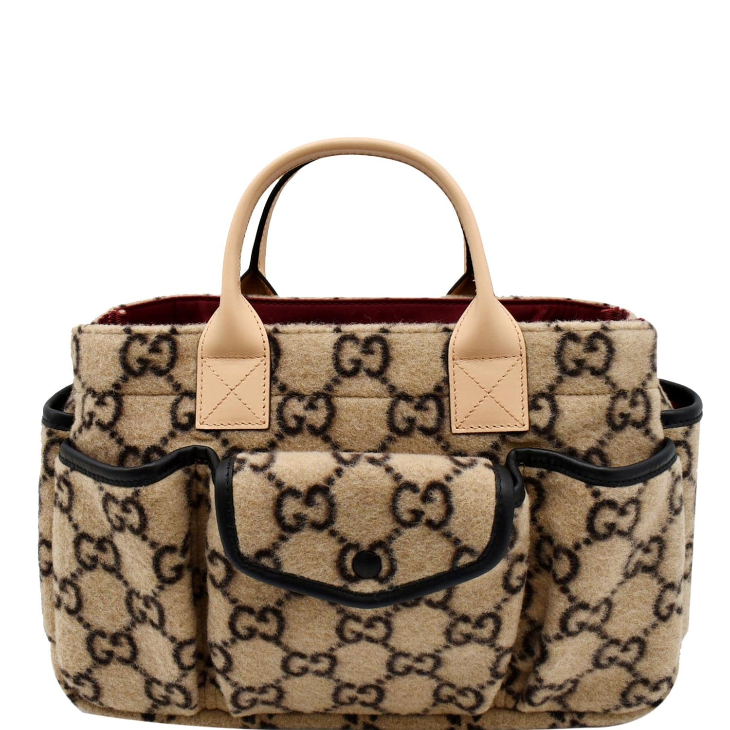 GUCCI Children's Gucci Supreme Wool Tote Bag Beige 686159