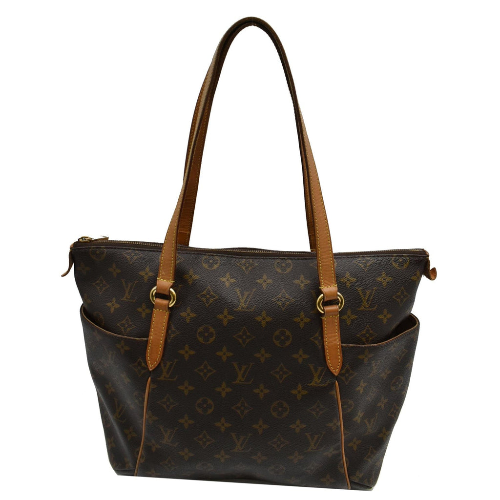 LOUIS VUITTON Totally MM Monogram Canvas Shoulder Bag Brown