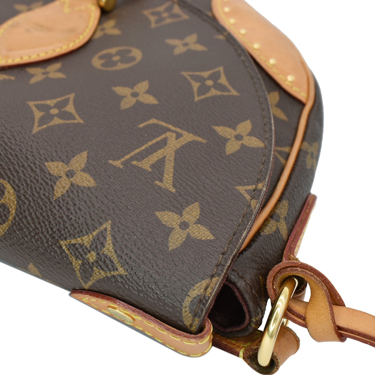 LOUIS VUITTON Saint Cloud NM MM Monogram Canvas Crossbody Bag Brown  - Hot Deals