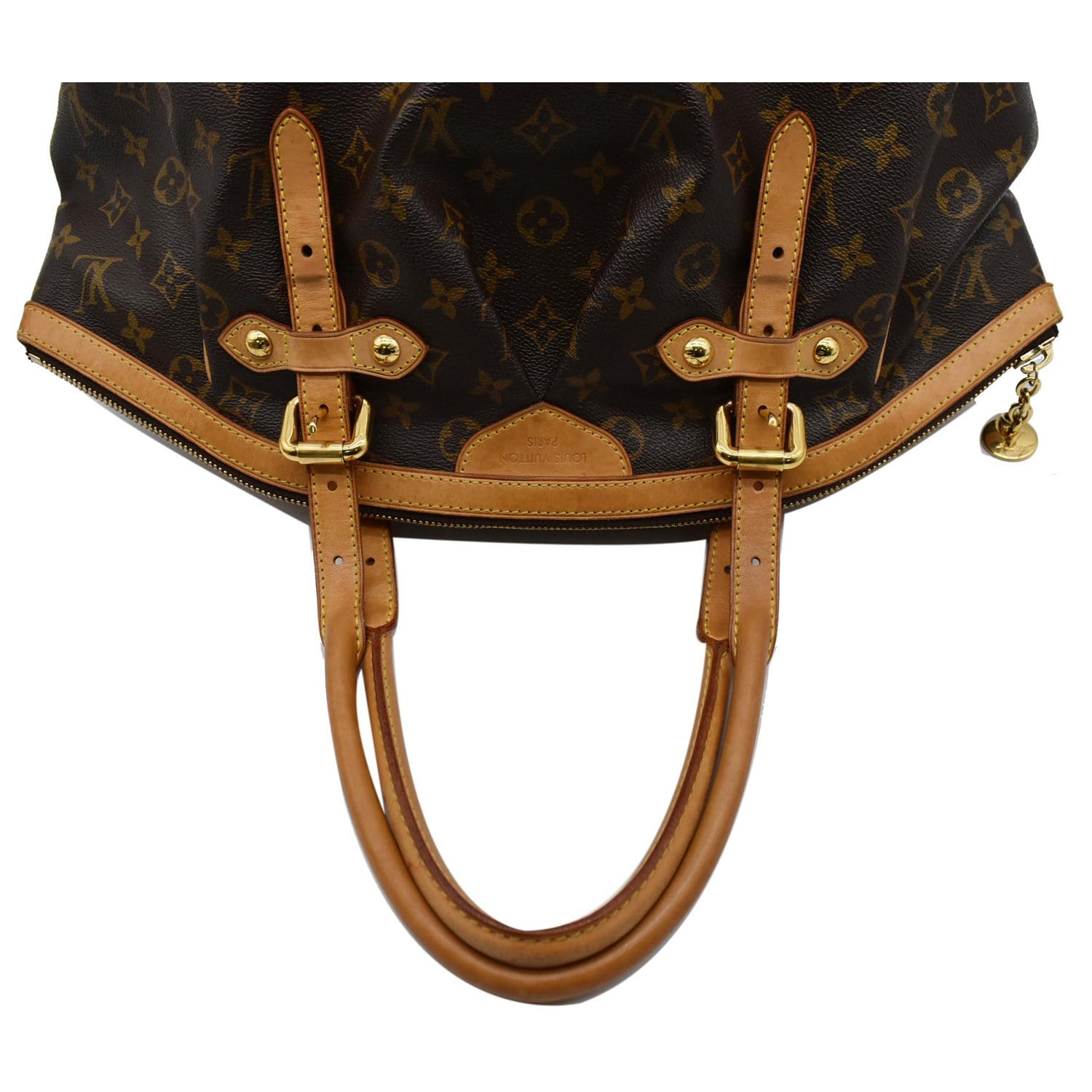 LOUIS VUITTON Tivoli GM Monogram Canvas Shoulder Bag Brown - Hot Deals