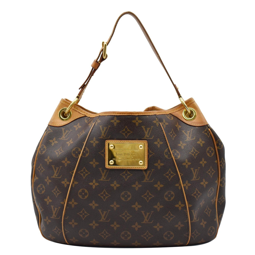 LOUIS VUITTON Galliera PM Monogram Canvas Shoulder Bag Brown