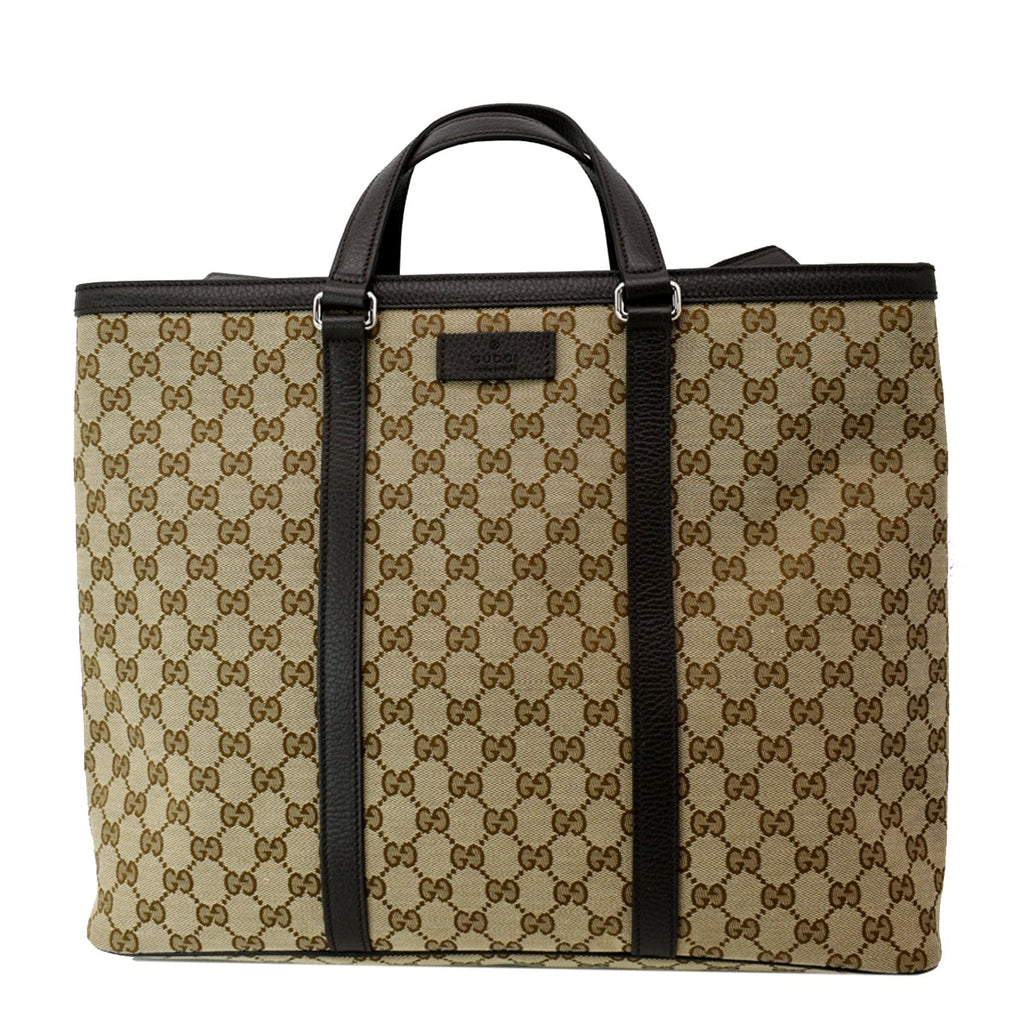 GUCCI Borsa Donna Large Gucci Canvas Tote Bag Beige 449169