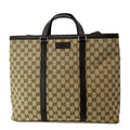 GUCCI Borsa Donna Large Gucci Canvas Tote Bag Beige 449169