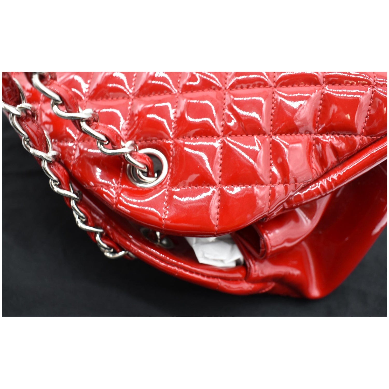 Chanel Just Mademoiselle New 1:1 Rep Leather Bowling Bag Red