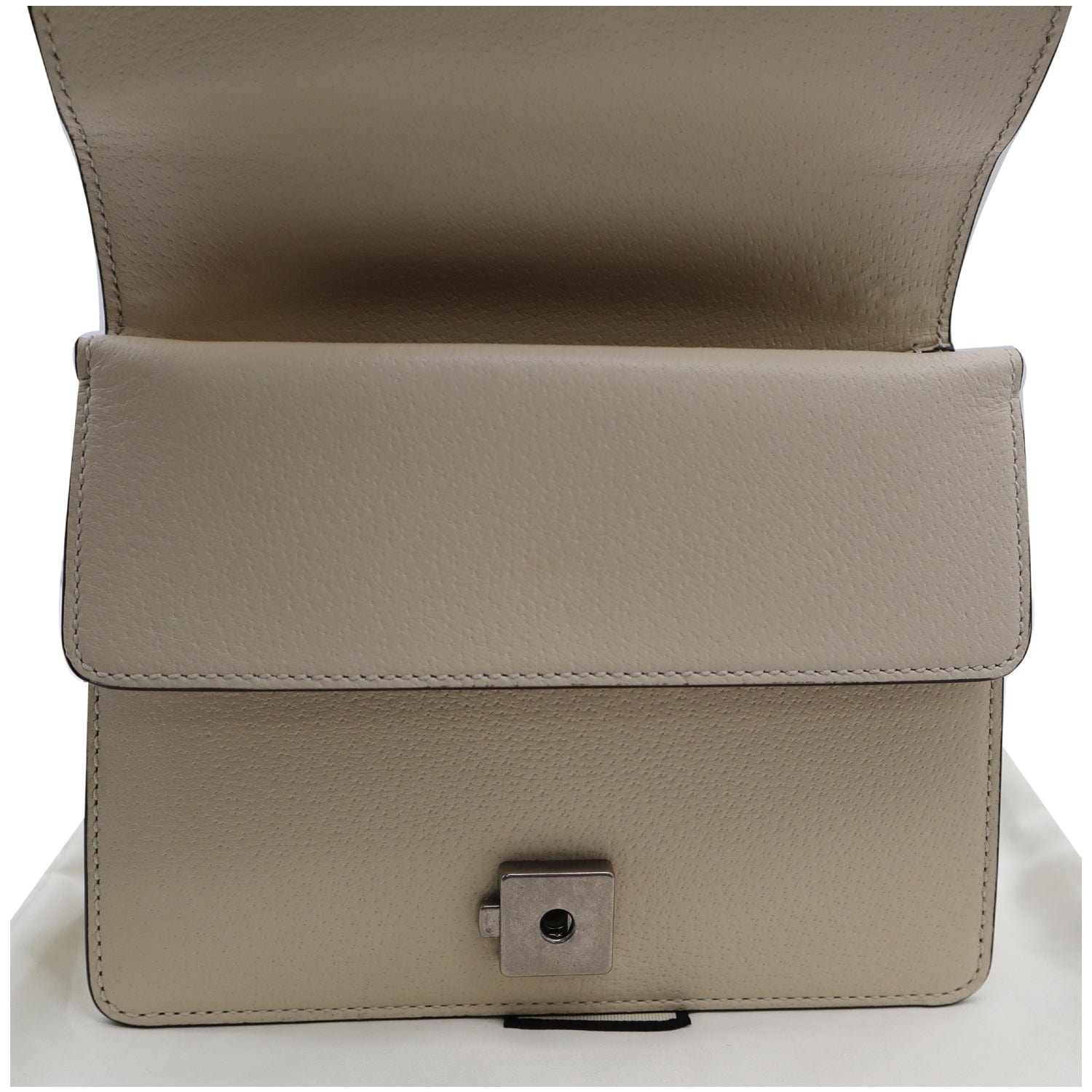 GUCCI Dionysus Mini Leather Crossbody Bag Cream