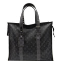 LOUIS VUITTON Cabas Zippe GM Monogram Eclipse Tote Bag Black