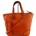 GUCCI Small Bree Gucci Guccissima Leather Crossbody Bag Orange 449241