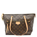 LOUIS VUITTON Iena MM Monogram Canvas Shoulder Bag Brown
