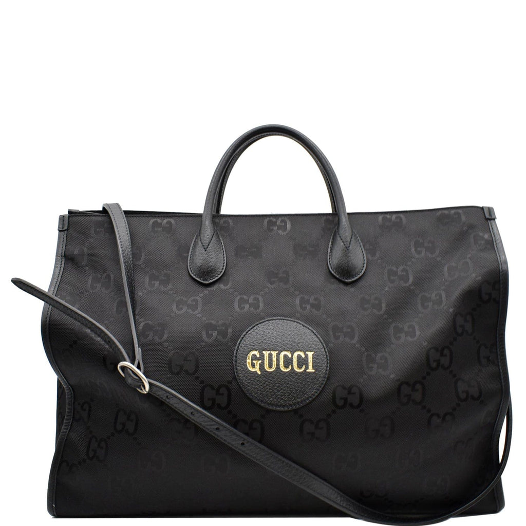 GUCCI Off The Grid Gucci Nylon Tote Bag Black 630353