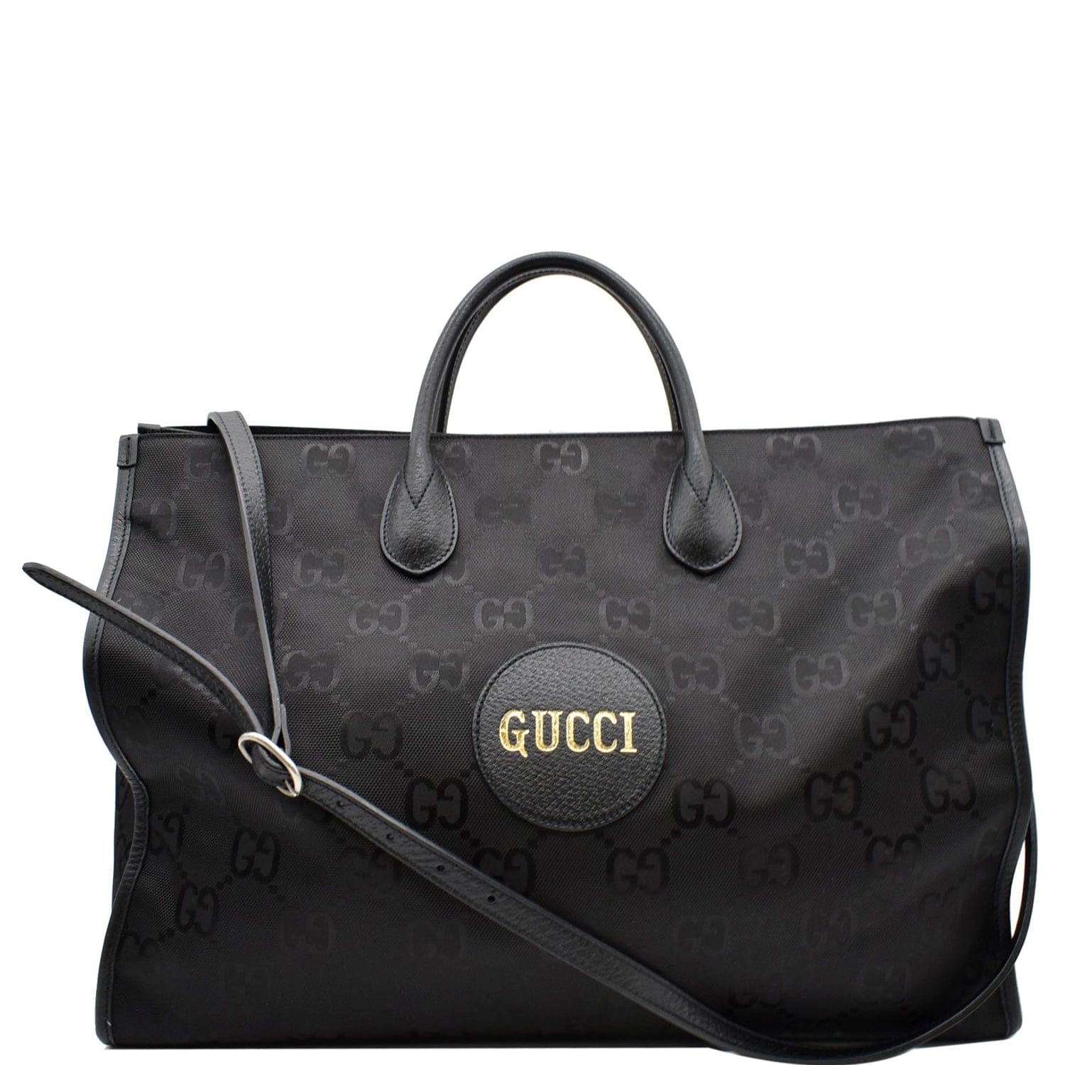 GUCCI Off The Grid Gucci Nylon Tote Bag Black 630353