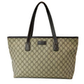 GUCCI Gucci Supreme Canvas Tote Bag Beige 211137