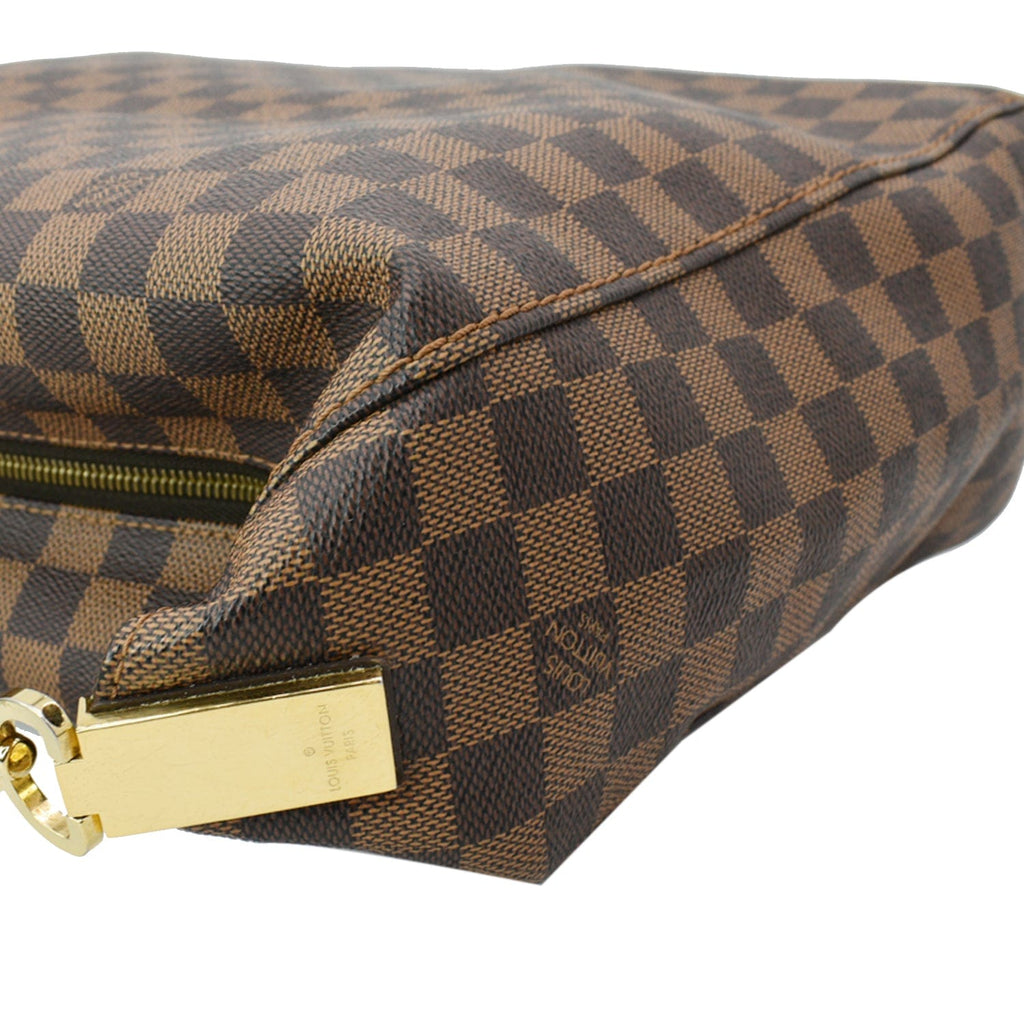 LOUIS VUITTON Portobello Damier Ebene Shoulder Bag Brown