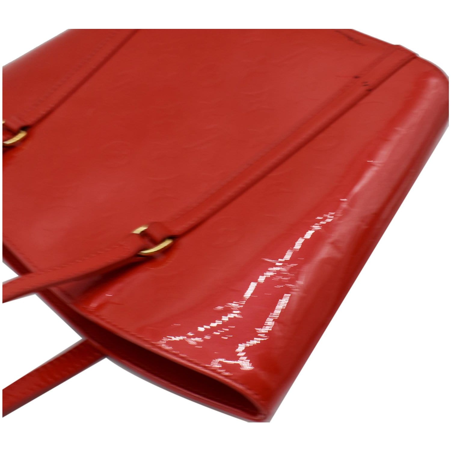 LOUIS VUITTON Avalon MM Monogram Vernis Shoulder Tote Bag Rouge Grenadine - Hot Deals