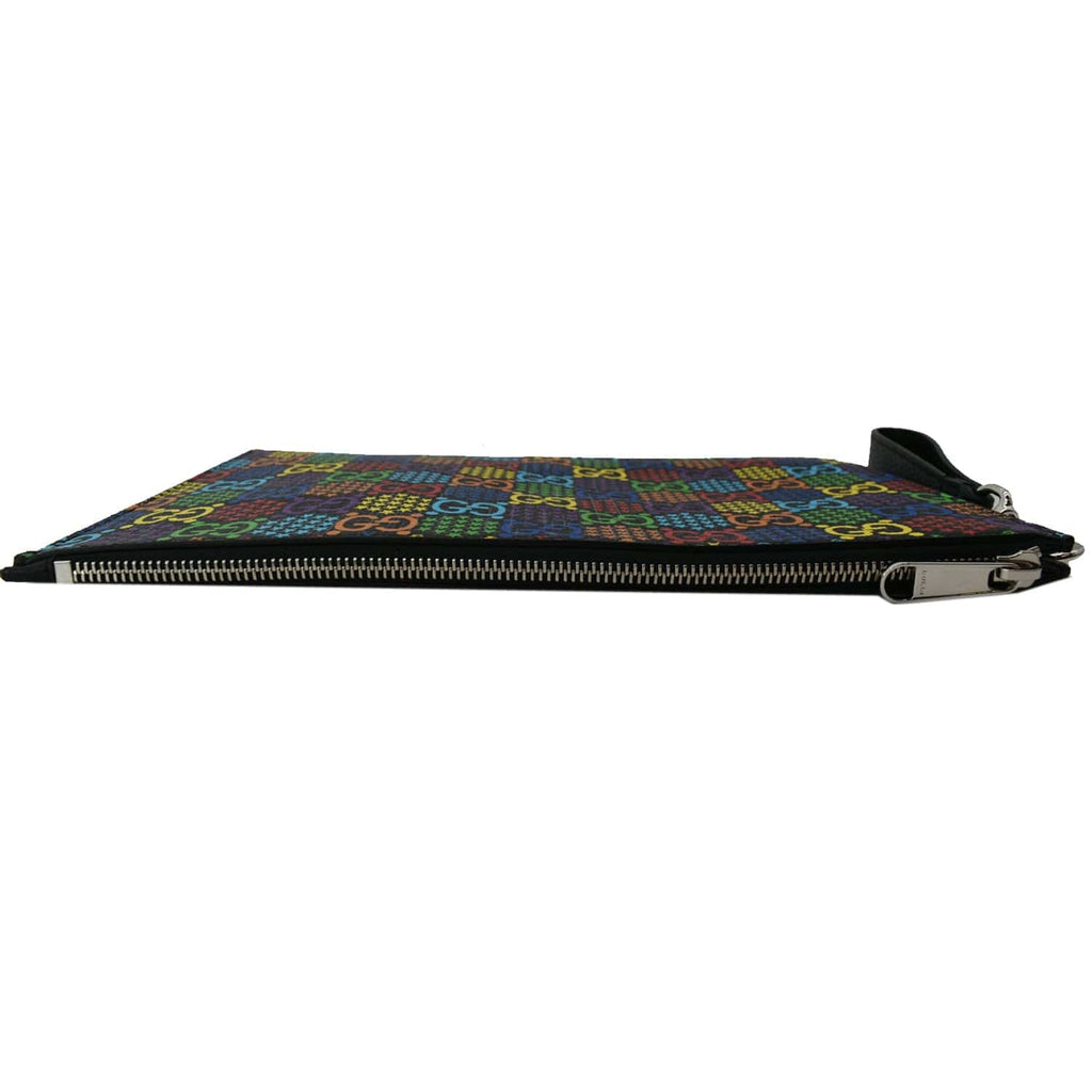 GUCCI Gucci Psychedelic Supreme Canvas Clutch Multicolor 601087 - 10% Off