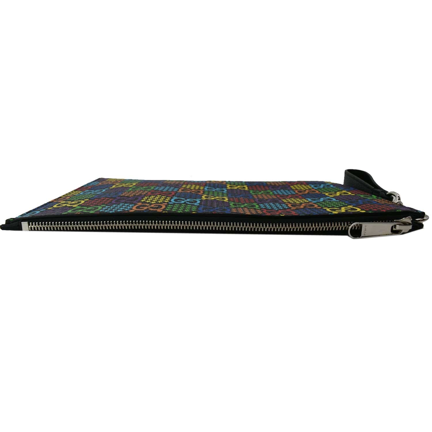GUCCI Gucci Psychedelic Supreme Canvas Clutch Multicolor 601087 - 10% Off