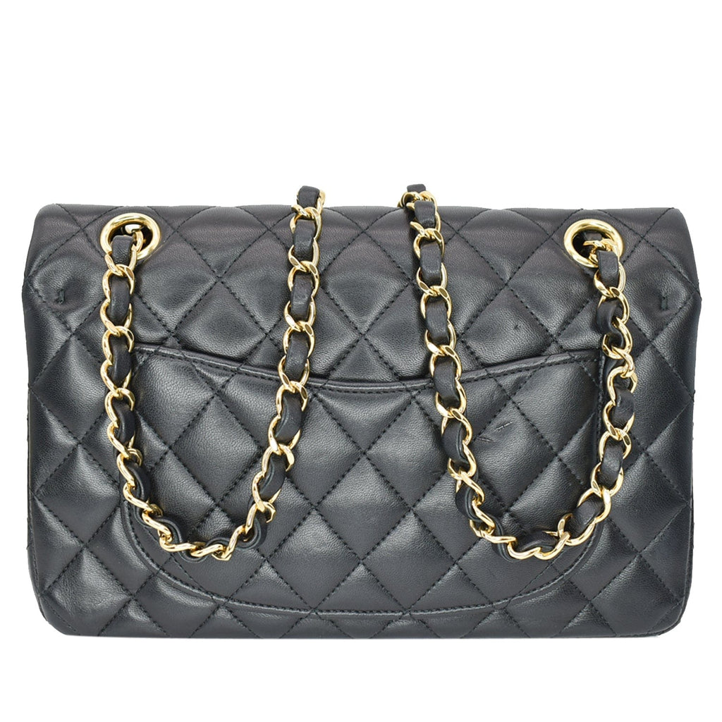 Chanel Classic Double Flap Small Leather Shoulder Bag Black - Hot Deals