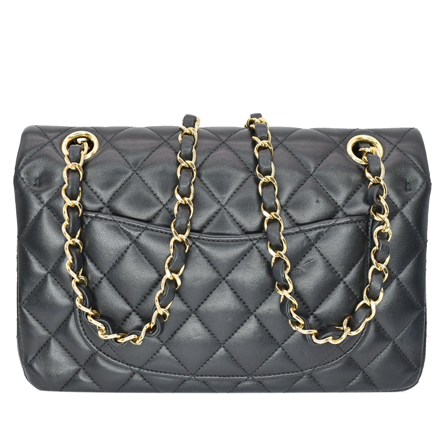 Chanel Classic Double Flap Small Leather Shoulder Bag Black - Hot Deals