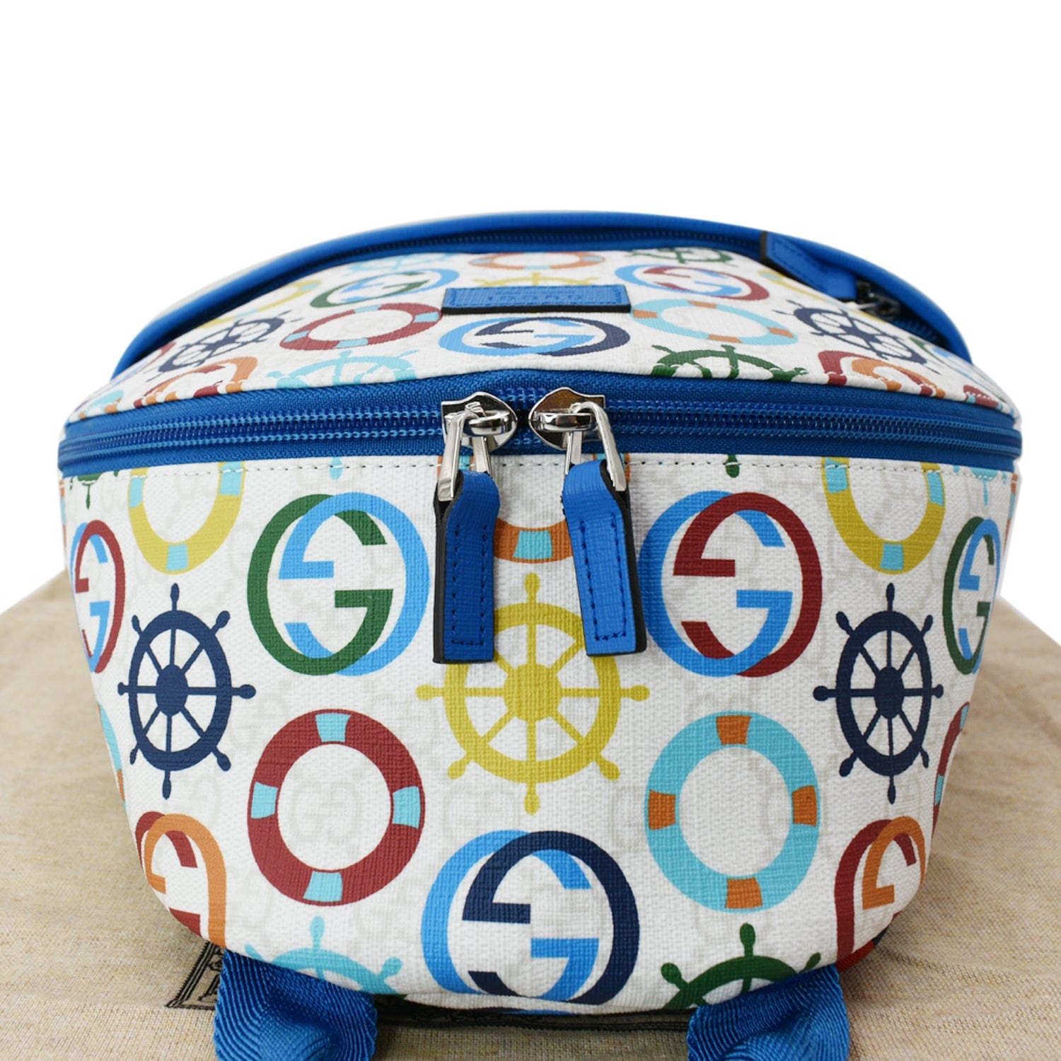 GUCCI Children's Printed Gucci Coated Canvas Backpack Multicolor 271327