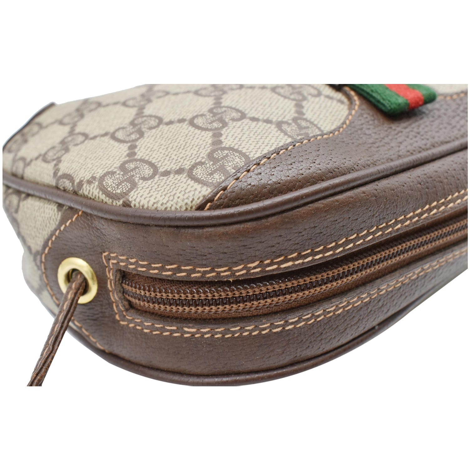 GUCCI  Gucci Supreme Canvas Crossbody Bag Beige 8902066