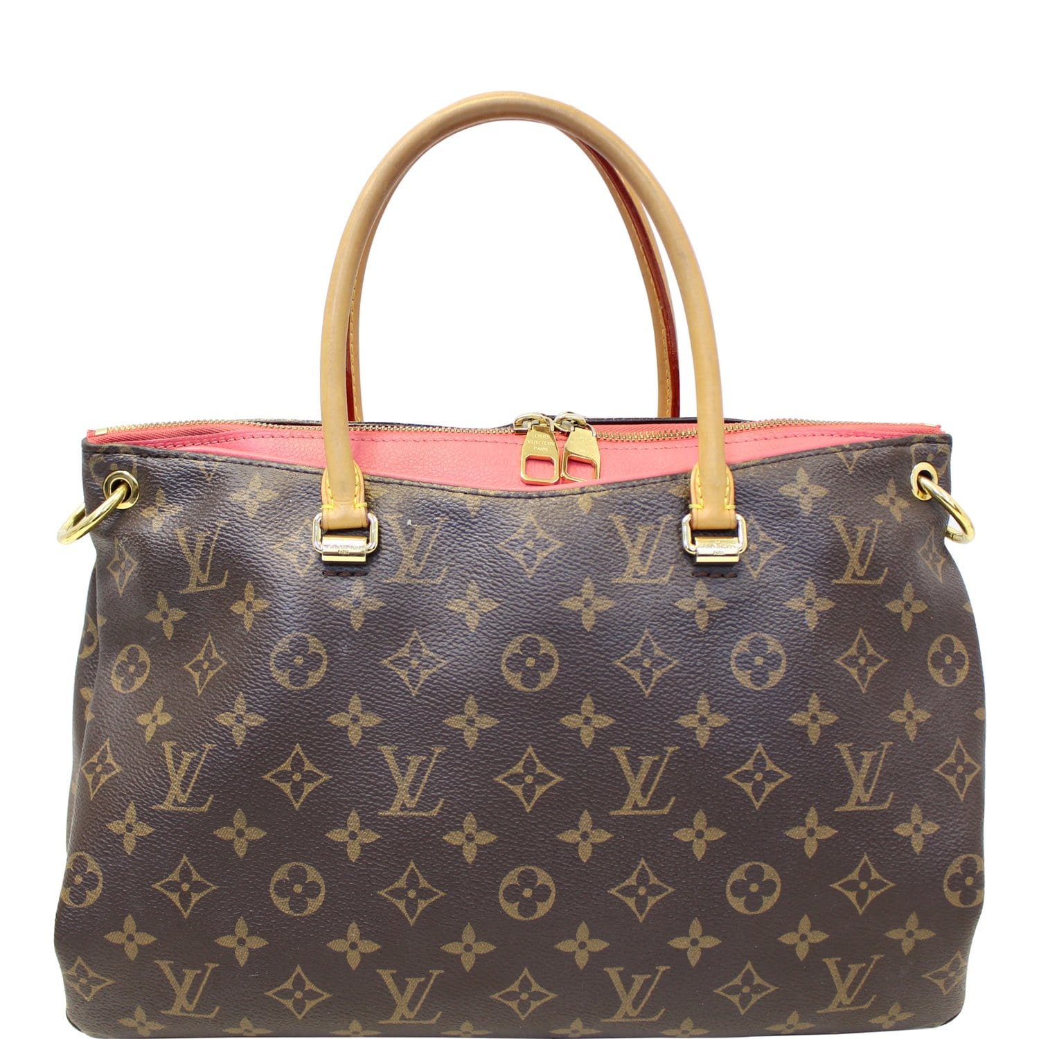 LOUIS VUITTON Pallas Monogram Canvas Shoulder Handbag