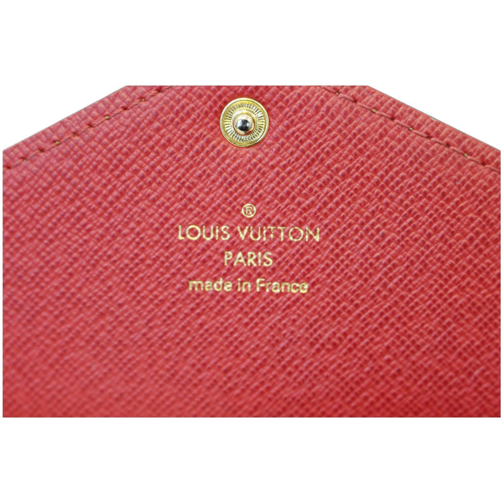 LOUIS VUITTON Damier Ebene Josephine Wallet Brown