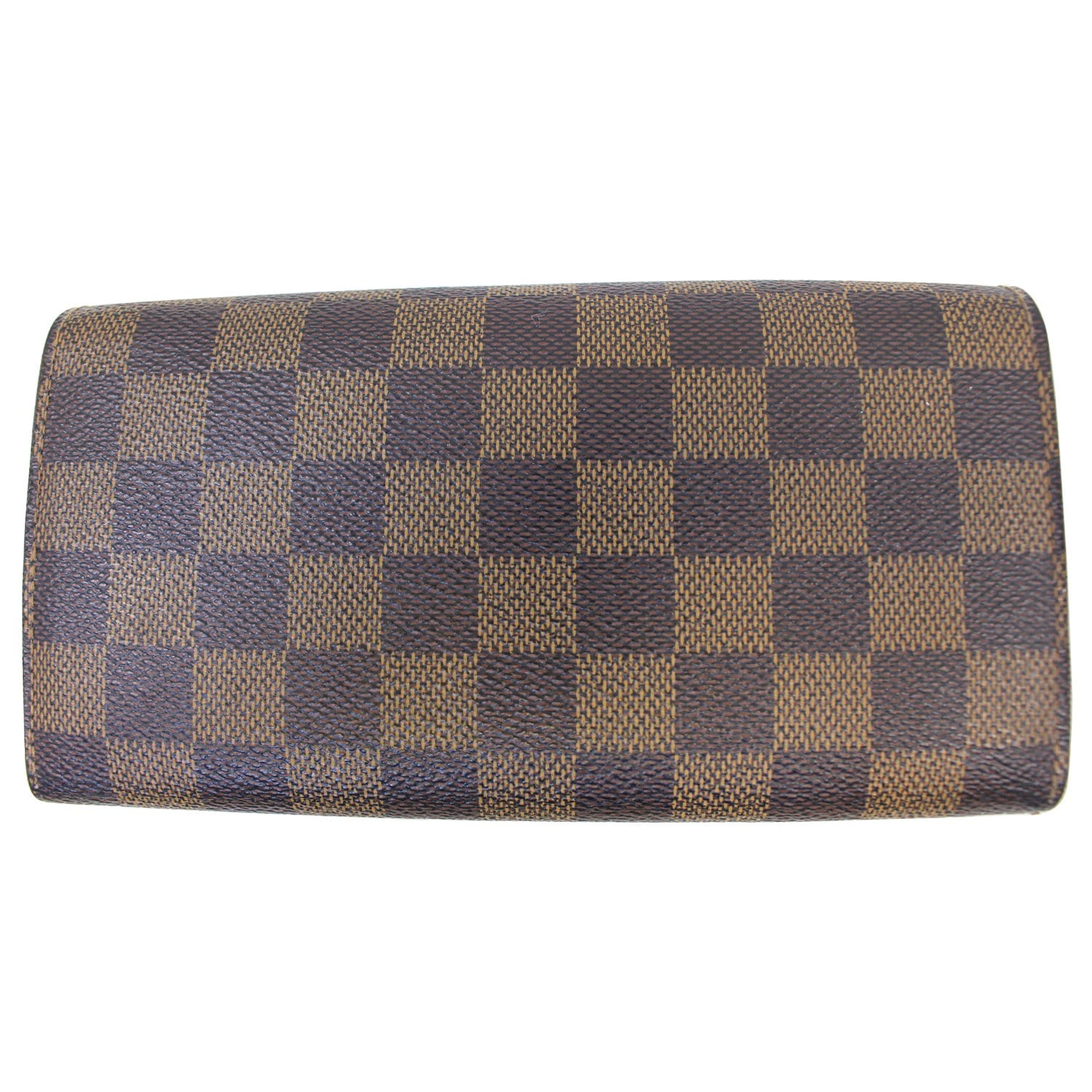 LOUIS VUITTON Damier Ebene Brown Sarah Wallet
