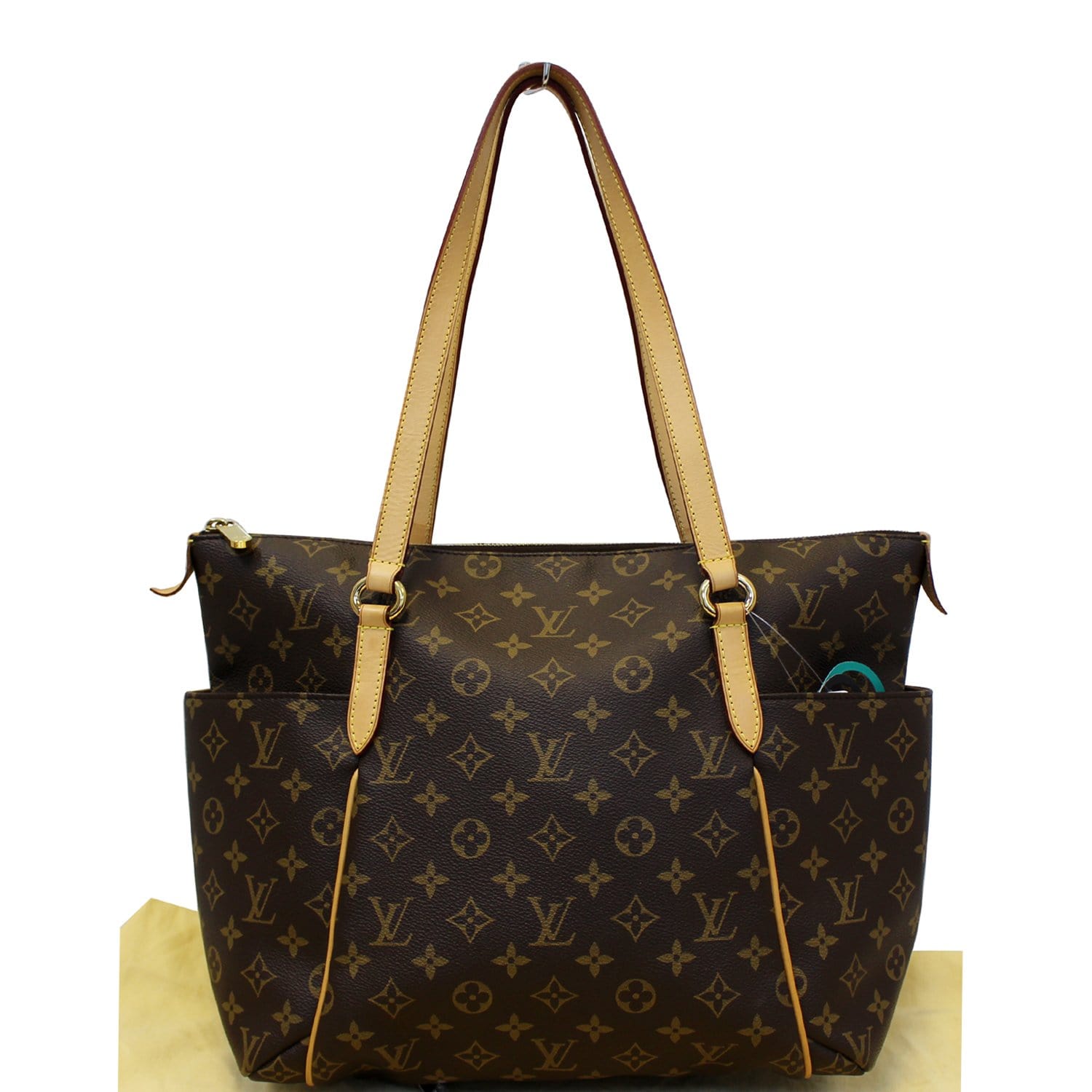 LOUIS VUITTON Totally MM Monogram Canvas Brown Tote Shoulder Bag