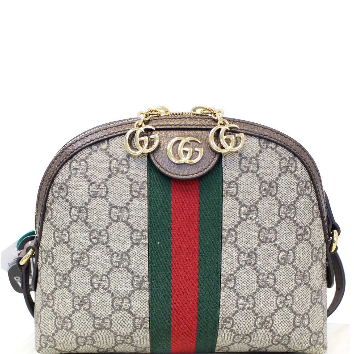 GUCCI Ophidia Gucci Supreme Monogram Web Shoulder Crossbody Bag