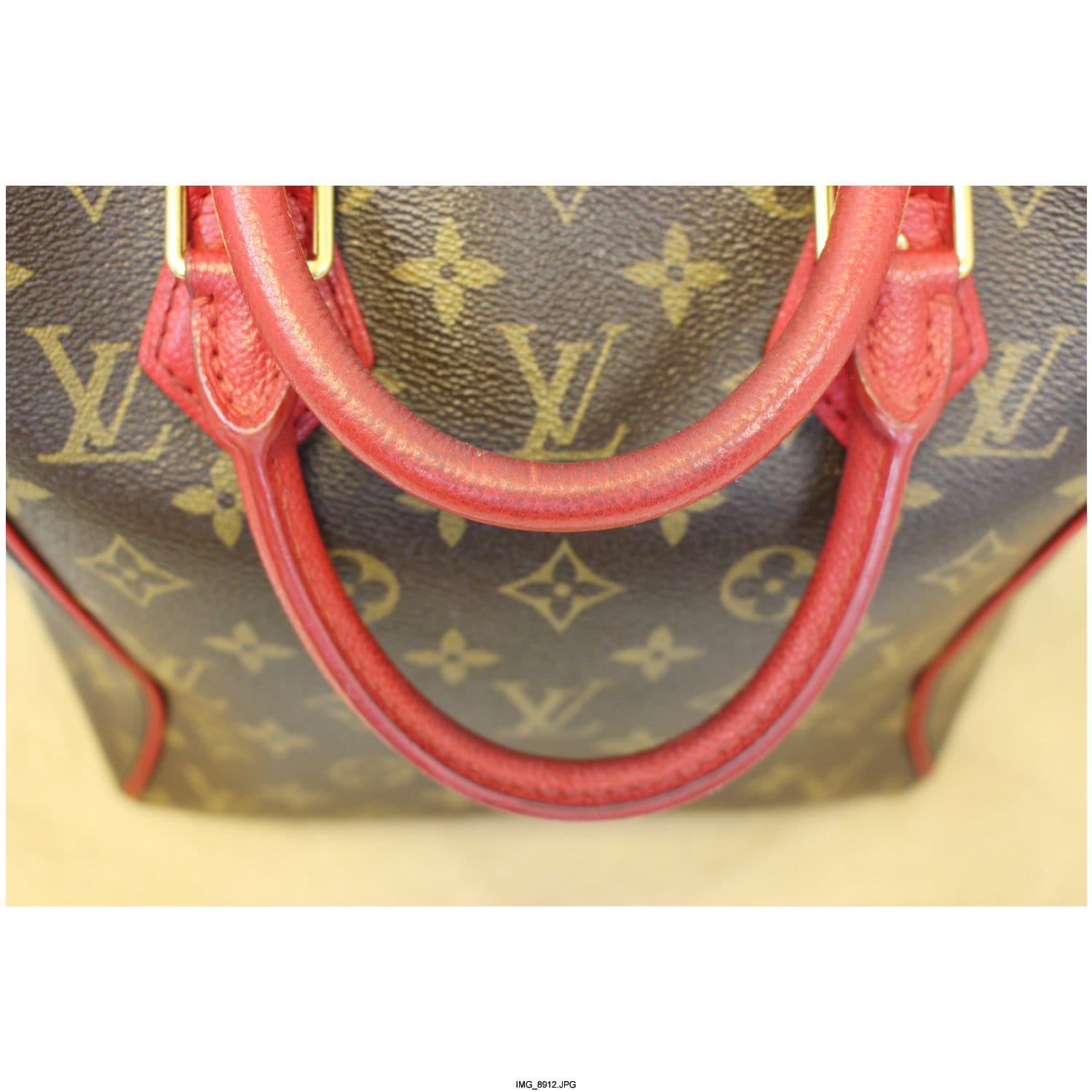 LOUIS VUITTON Tournelle PM Monogram Canvas Shoulder Handbag Cerise - 25% OFF