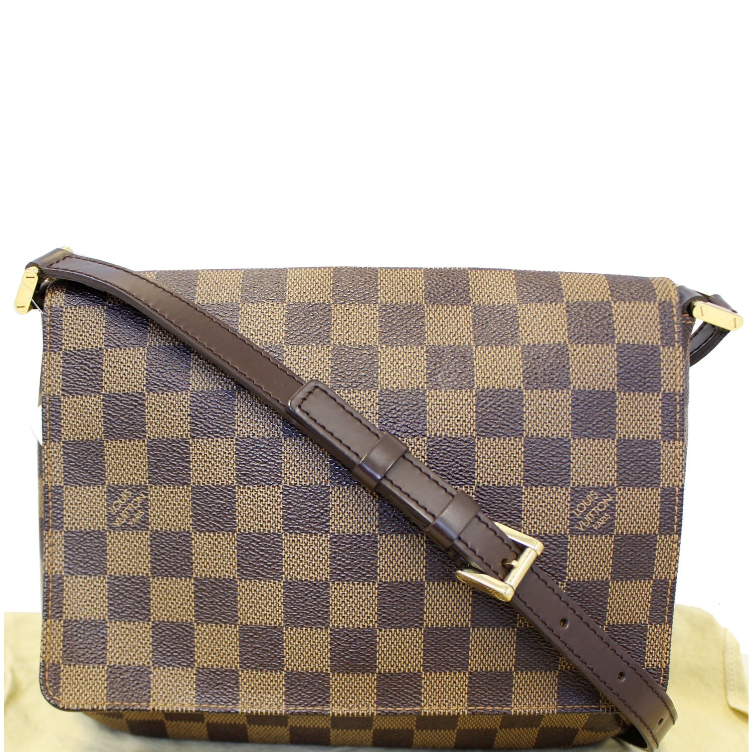 LOUIS VUITTON Mtte Tango Damier Ebene Short Strap Shoulder Bag