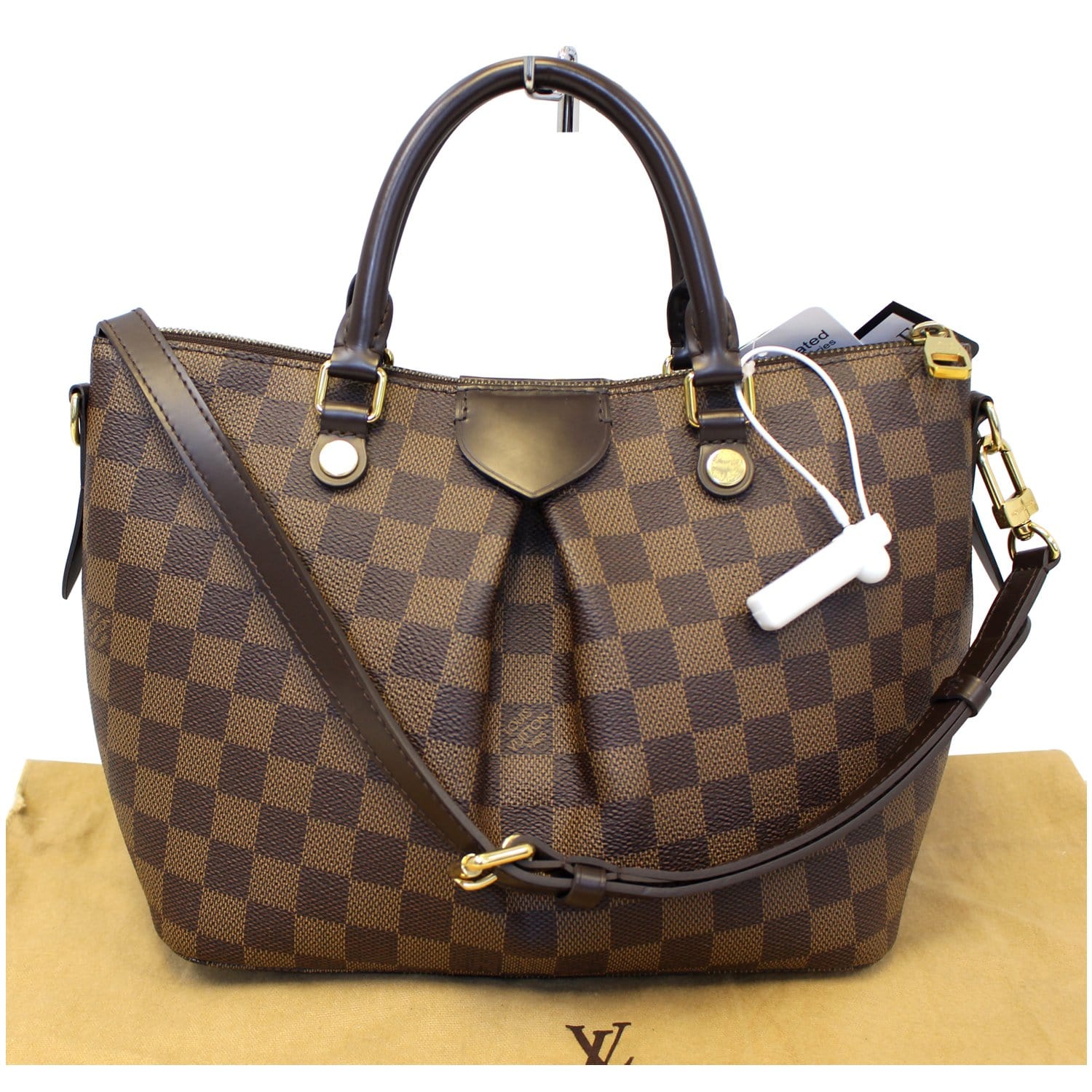 LOUIS VUITTON Siena PM Damier Ebene Shoulder Handbag