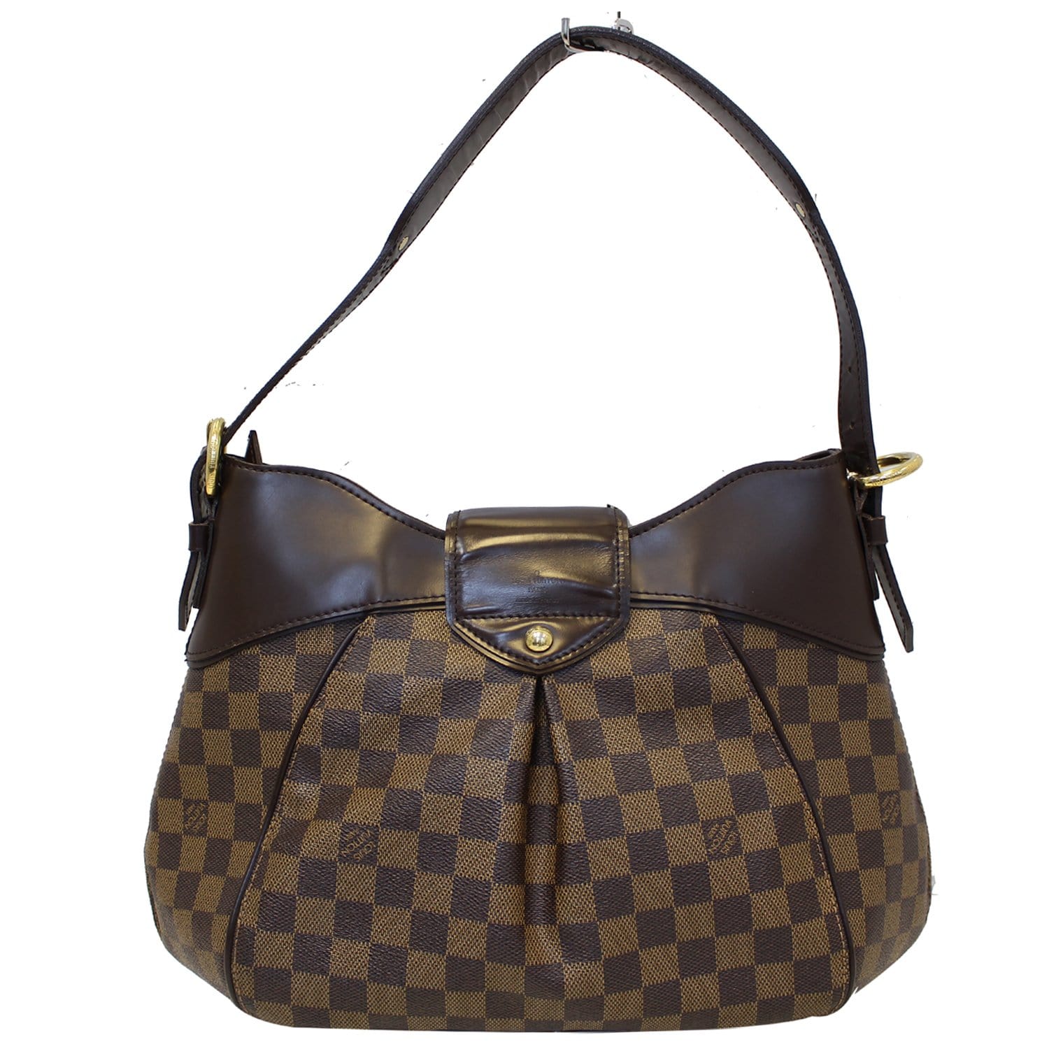LOUIS VUITTON Sistina MM Damier Ebene Shoulder Bag