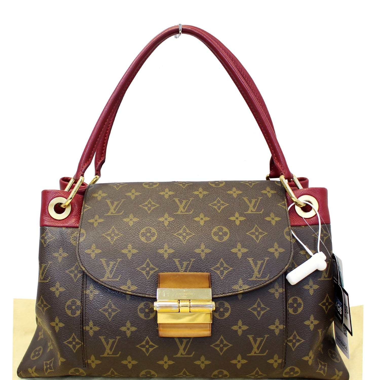 LOUIS VUITTON Olympe Aurore Monogram Canvas Satchel Shoulder Bag
