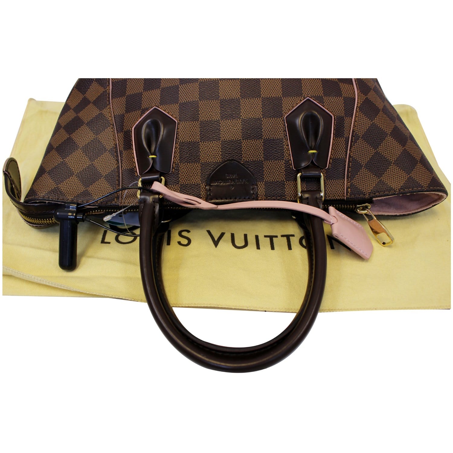 LOUIS VUITTON Caissa PM Damier Ebene Tote Shoulder Bag