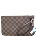 LOUIS VUITTON Pochette Wristlet Pouch Damier Ebene Neverfull MM