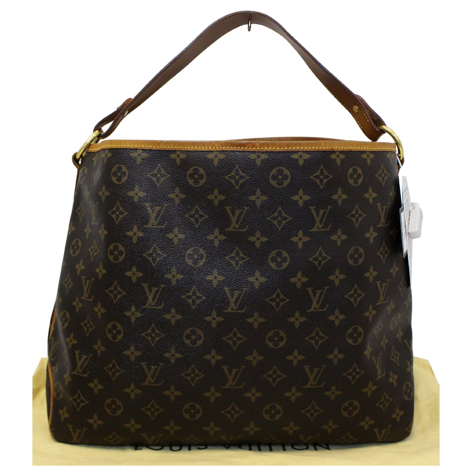 LOUIS VUITTON Delightful MM Monogram Canvas Tote Shoulder Bag